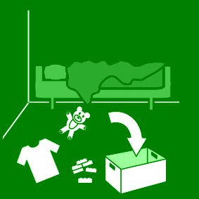 kamer opruimen